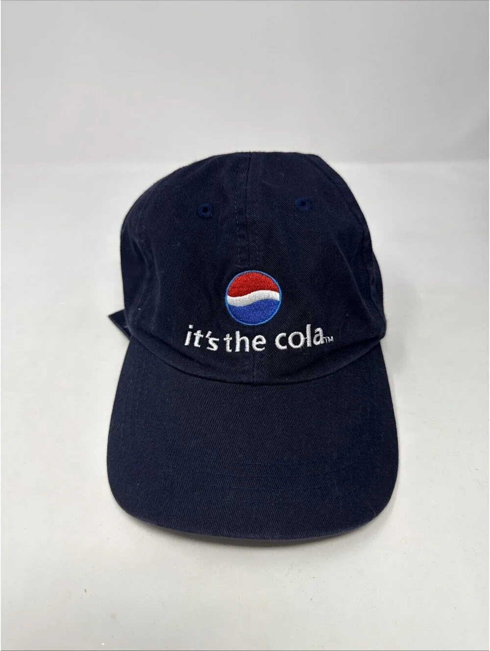 Pepsi DARK Blue Cap HAT VINTAGE 